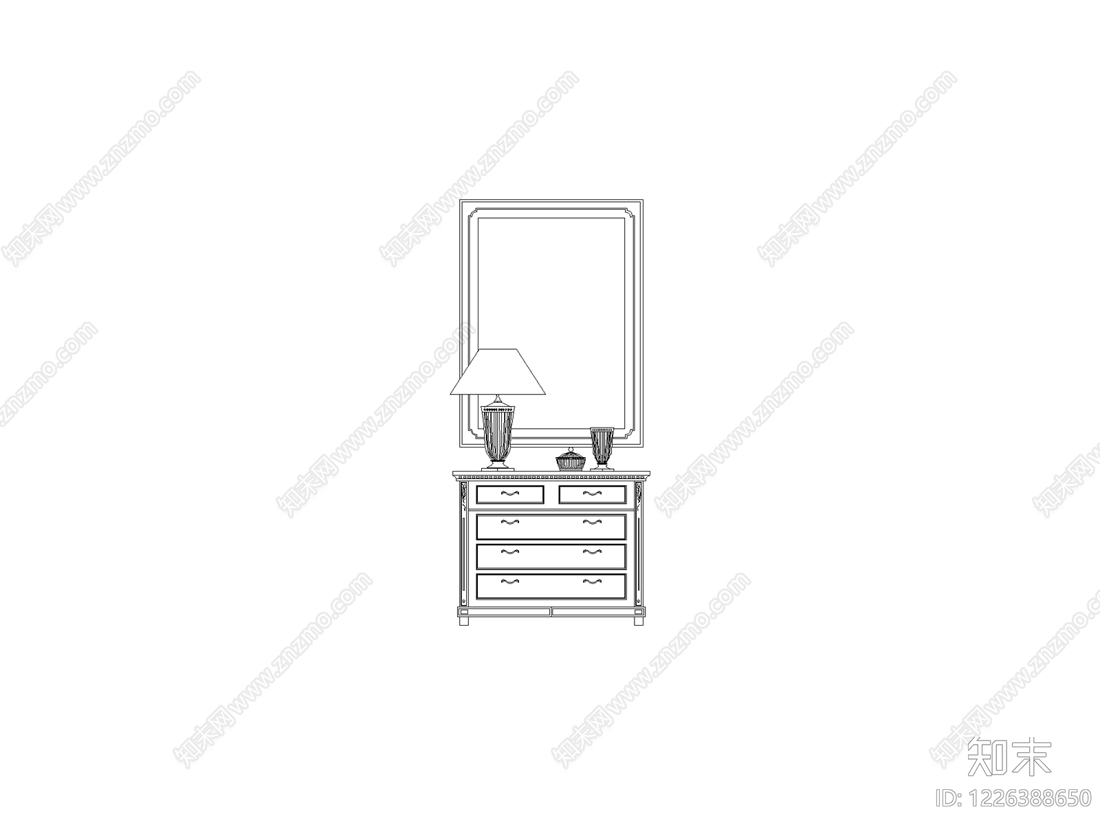 柜子cad施工图下载【ID:1226388650】