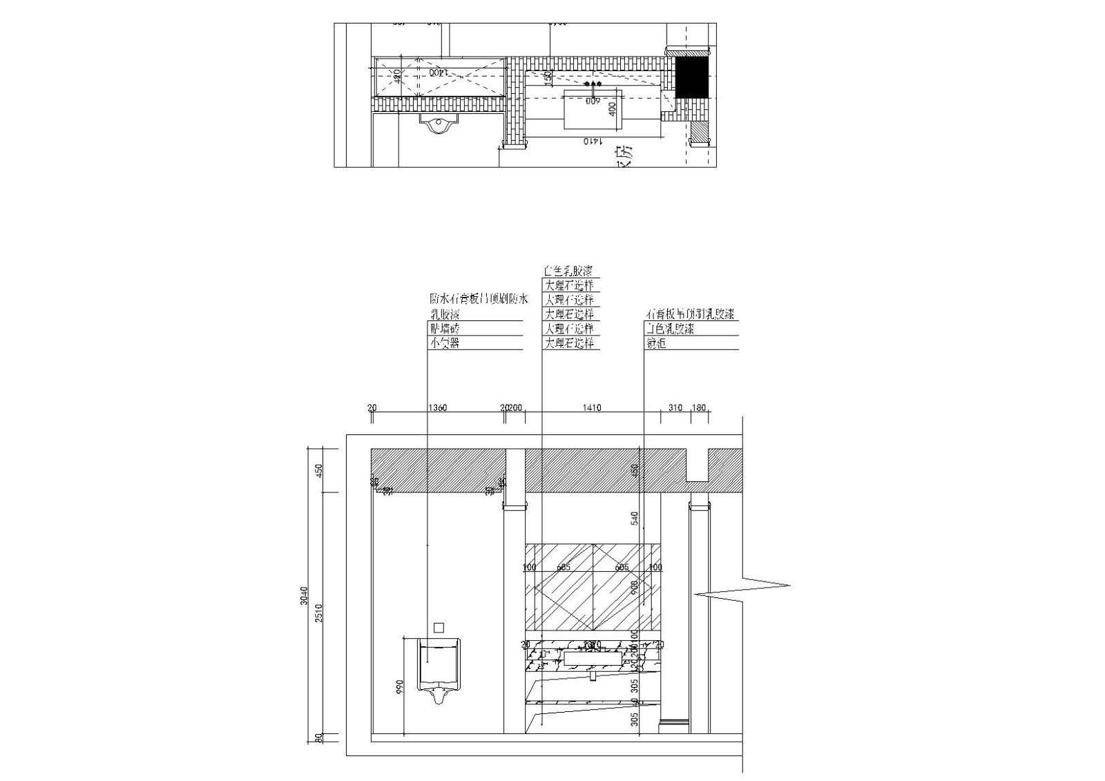 [浙江]-杭州协安紫郡三层住宅施工图+效果图cad施工图下载【ID:160118149】