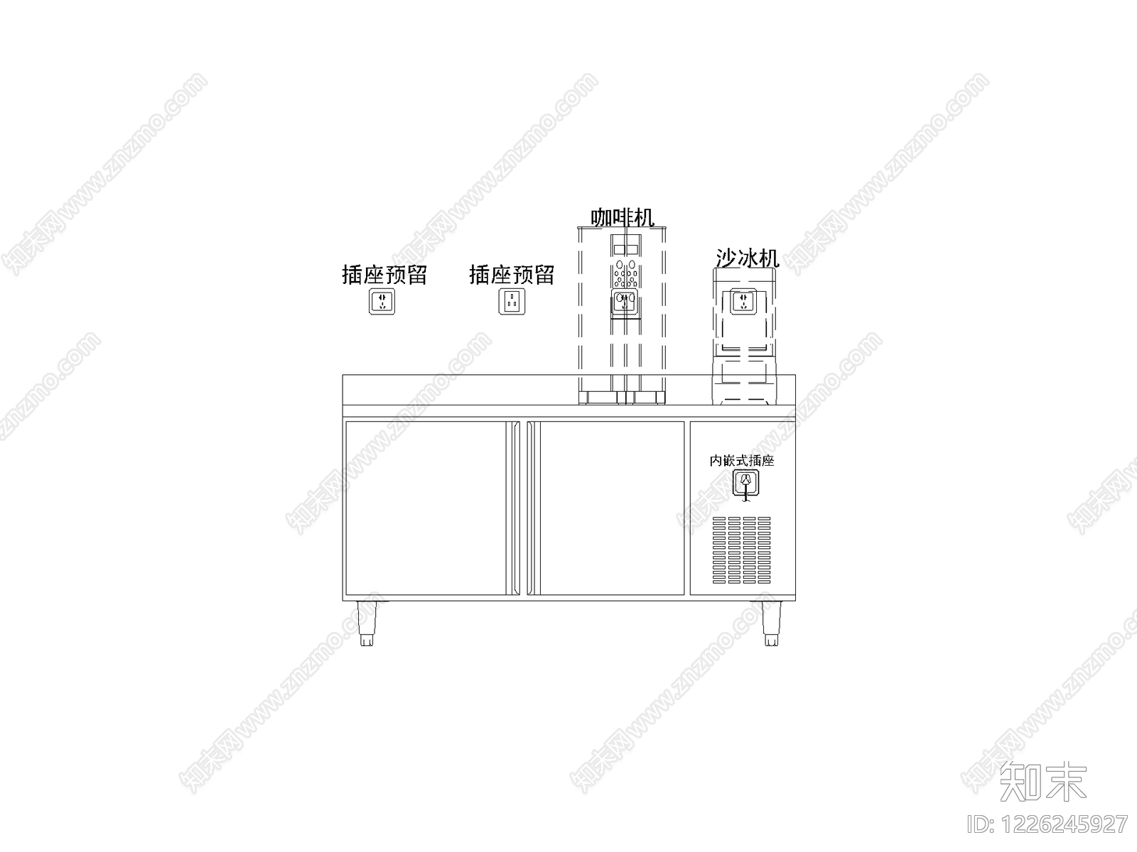 柜子cad施工图下载【ID:1226245927】