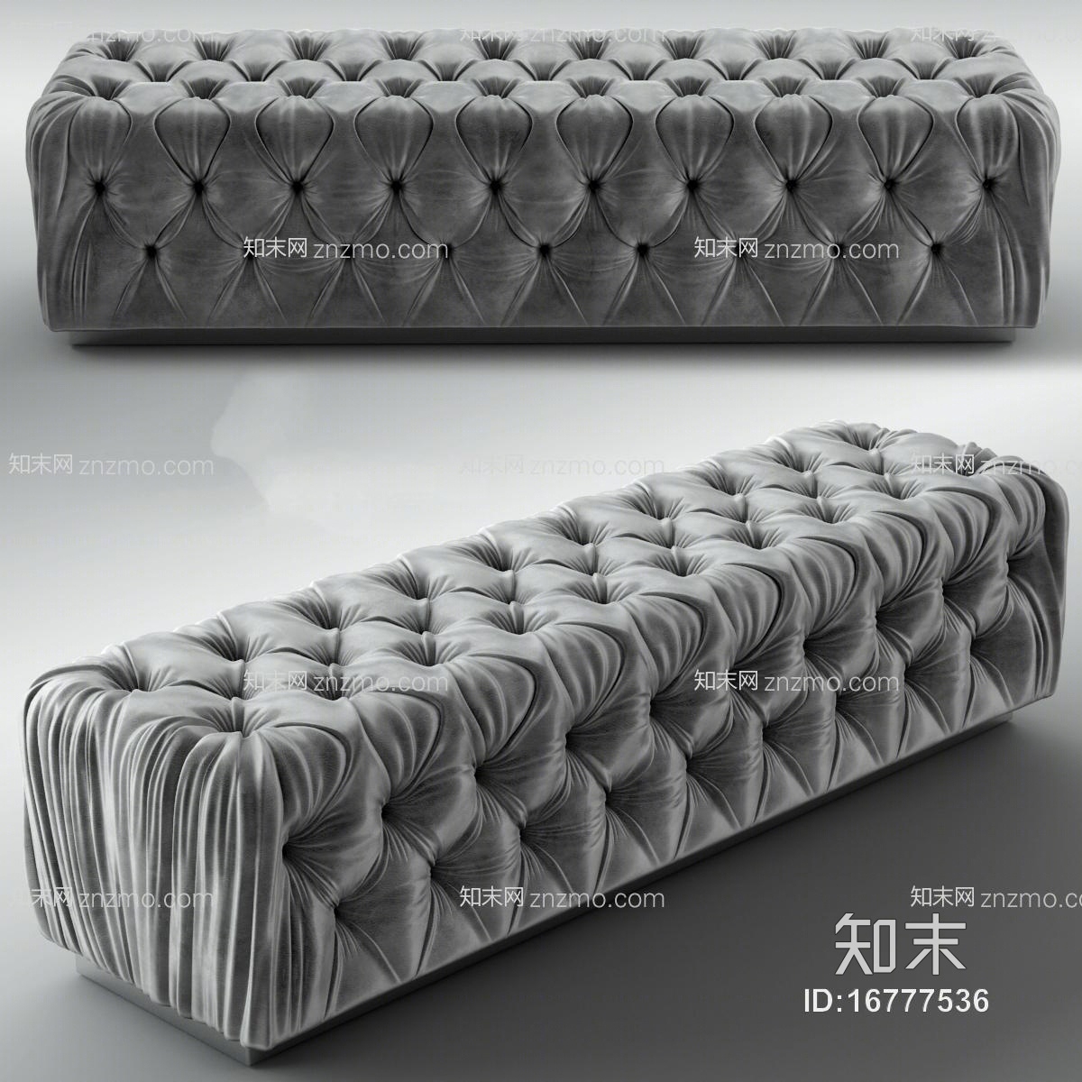 新古典贵妃椅3D模型下载【ID:16777536】