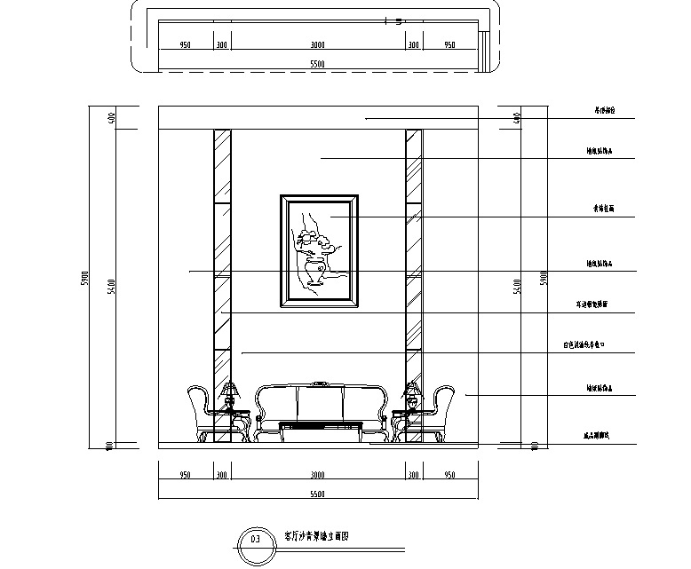 现代欧式奢华罗曼时光别墅设计施工图（附效果图）cad施工图下载【ID:160500179】