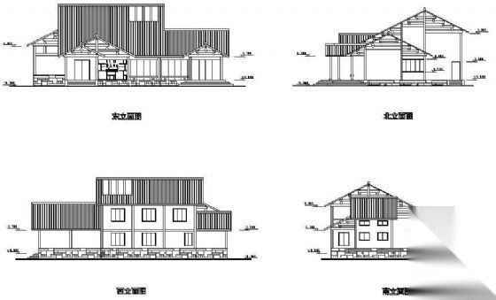 瑞安某风景名胜区景区入口处景点设计cad施工图下载【ID:161039192】