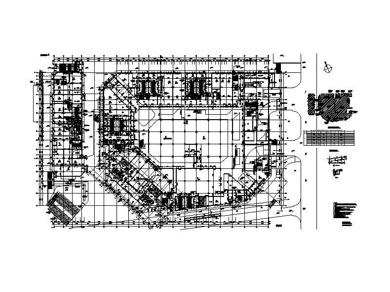 [浙江]超高层塔式商务酒店建筑施工图cad施工图下载【ID:151528171】