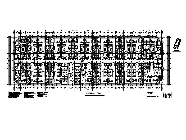 [浙江]超高层塔式商务酒店建筑施工图cad施工图下载【ID:151528171】