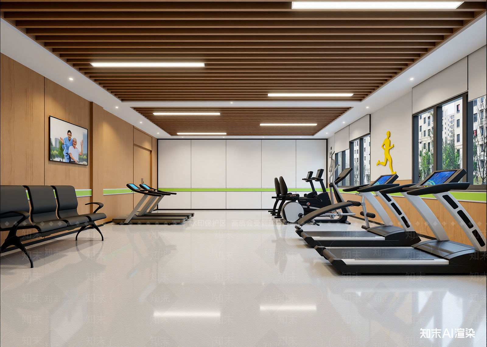 现代健身房3D模型下载【ID:1214738539】