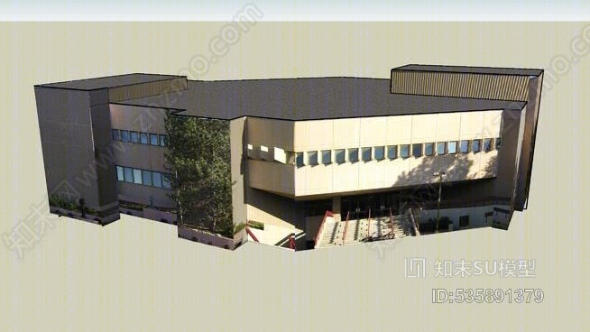 丹佛大学艺术与艺术史学院SU模型下载【ID:535891379】