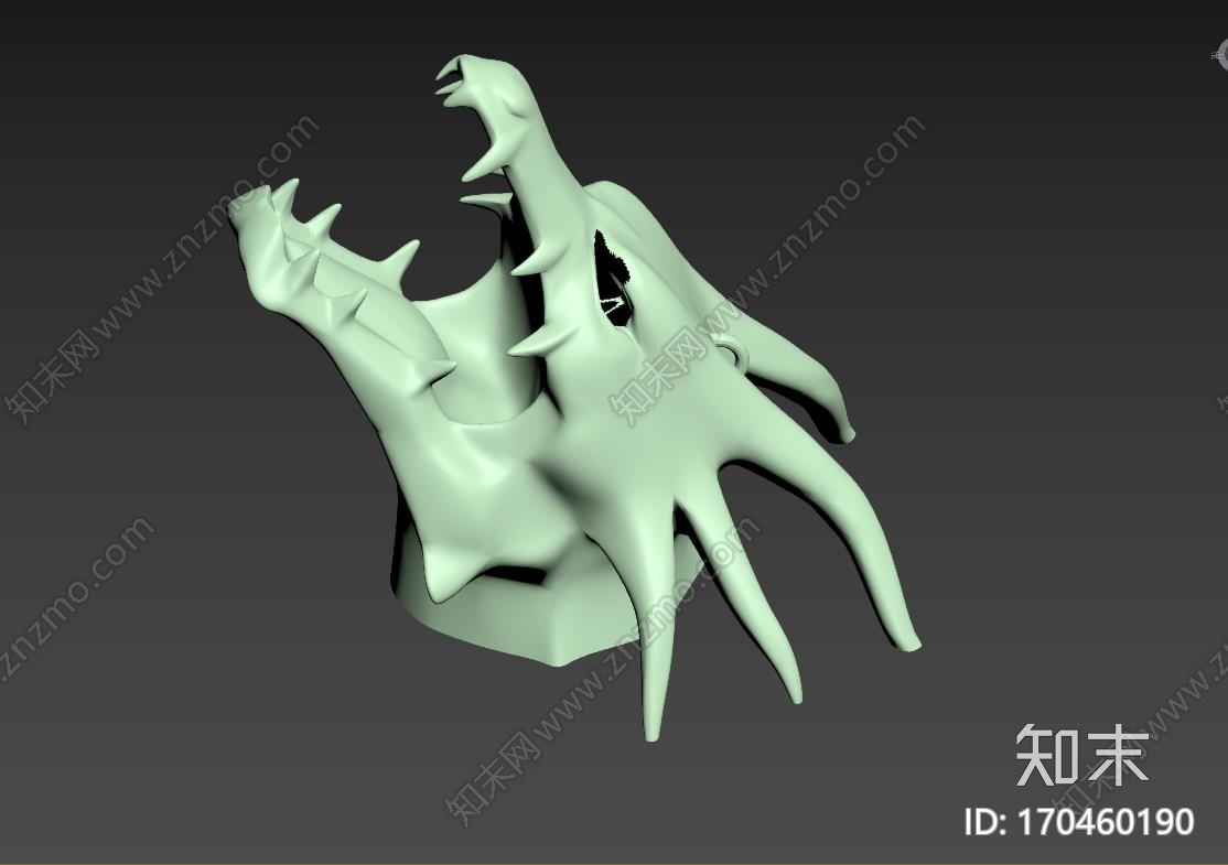 龙头饰品dragon_head-ornament3d打印模型下载【ID:170460190】