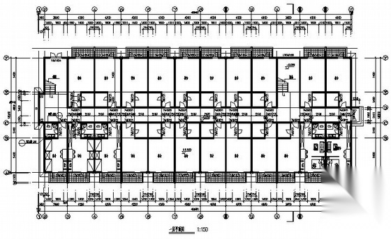 某公司集团五层宿舍建筑结构施工图cad施工图下载【ID:149843167】