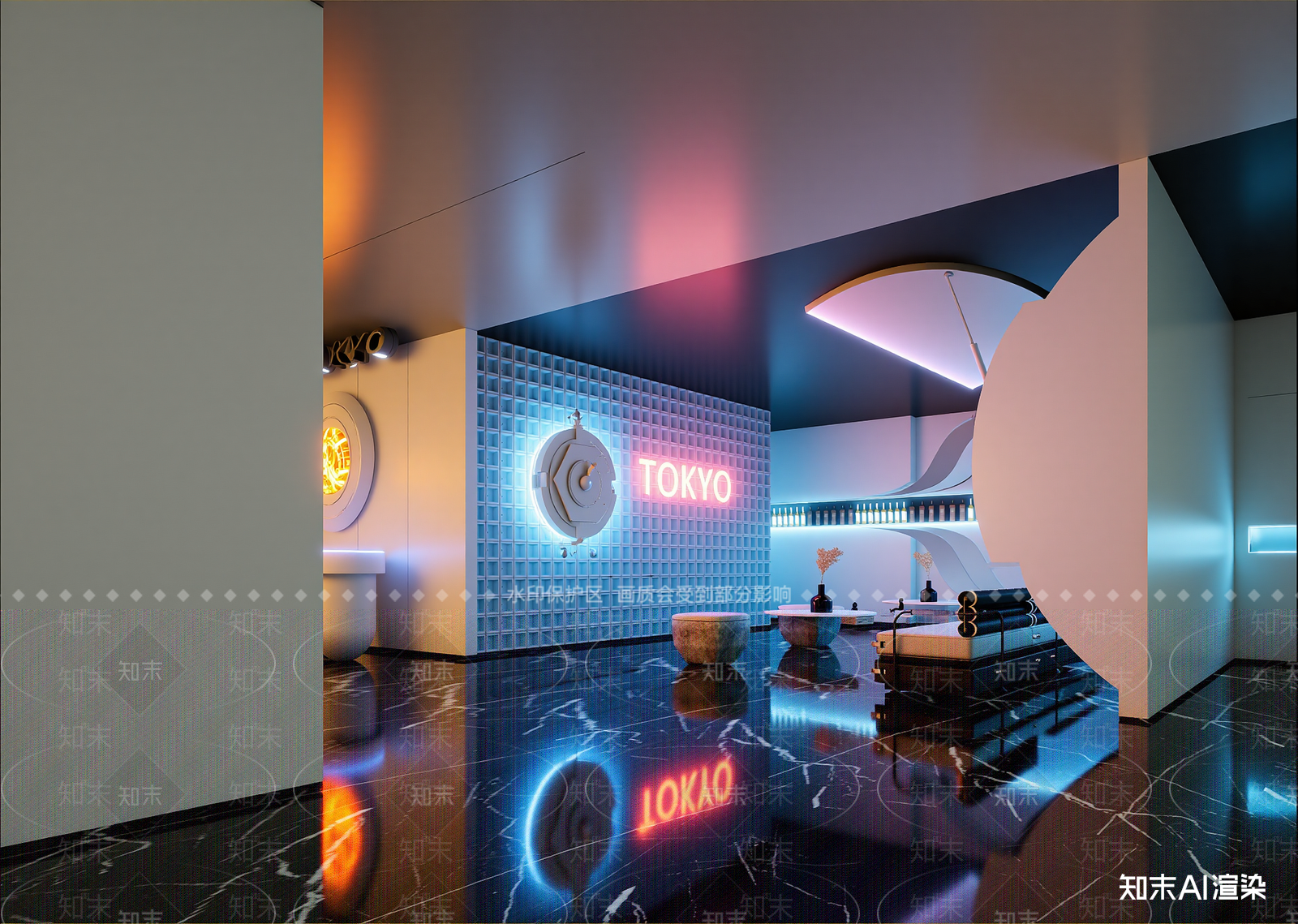 现代科技展厅3D模型下载【ID:1215920041】