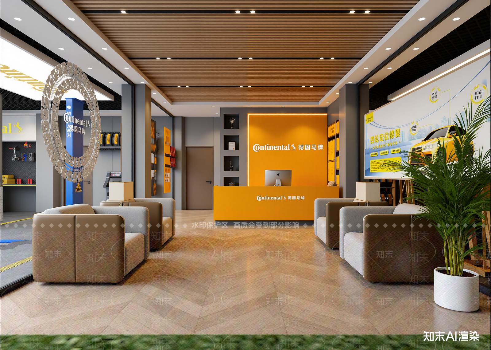 现代汽车展厅3D模型下载【ID:1214627154】