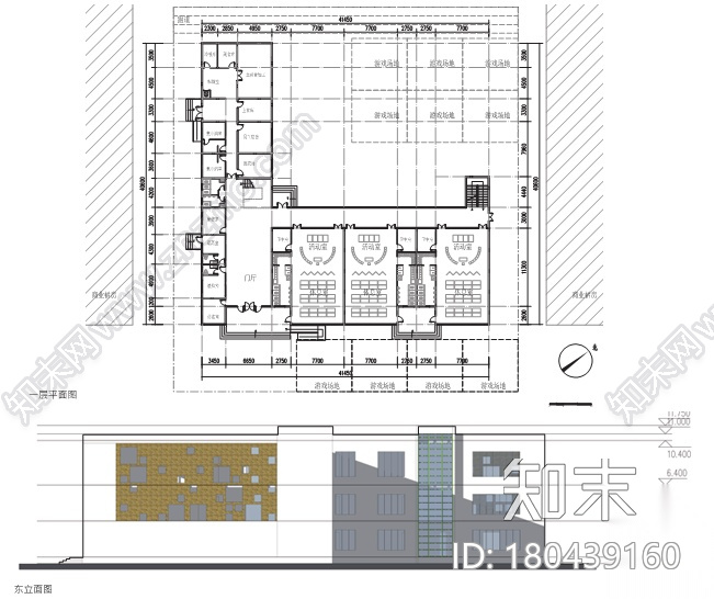 [深圳]绿色生态商业中心城市更新项目cad施工图下载【ID:180439160】