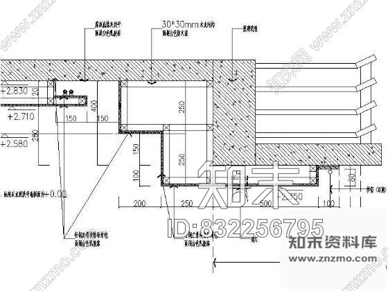 图块/节点天花详图施工图下载【ID:832256795】