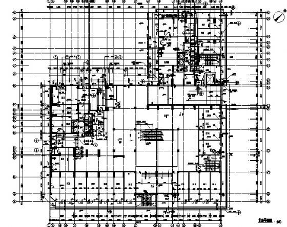 [深圳]某31层塔式商住楼建筑施工图cad施工图下载【ID:167624130】