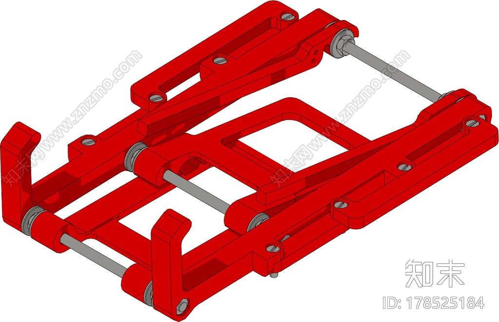 可折叠的书立3d打印模型下载【ID:178525184】