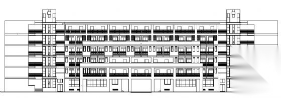 西南交通大学某七层学生公寓宿舍楼建筑方案图施工图下载【ID:165601142】