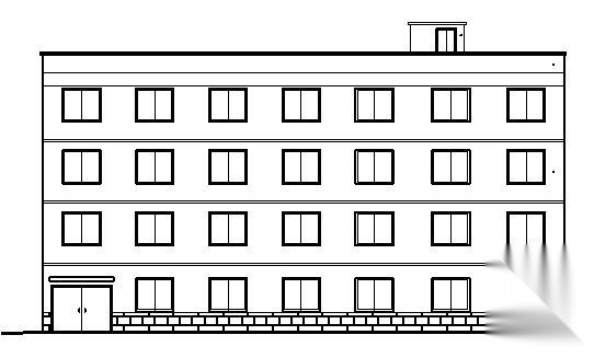 某单身公寓建筑结构施工图cad施工图下载【ID:149856159】