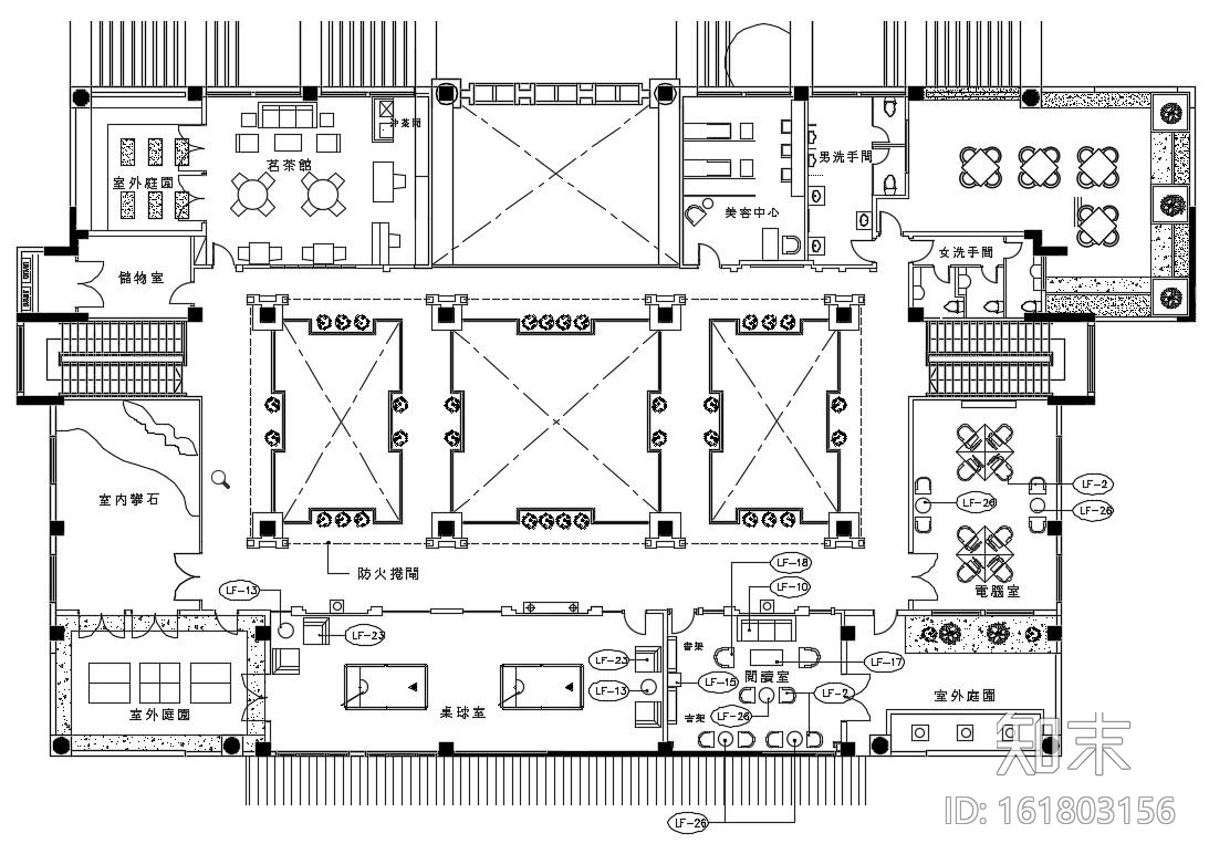 [海南]新世界花园小区会所施工图+实景拍摄cad施工图下载【ID:161803156】