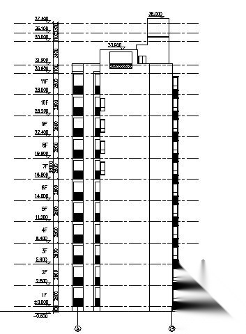 浦江镇120号配套商品房建设J地块15、16号楼建筑方案图cad施工图下载【ID:149846136】