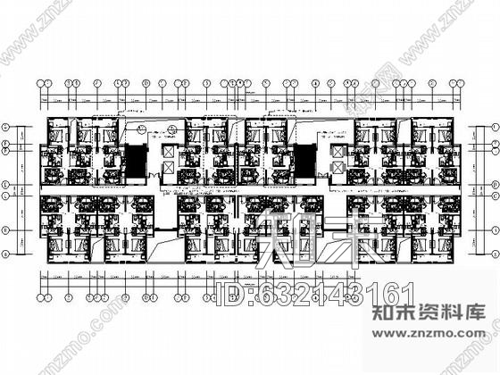 施工图苏州现代风格国际酒店公寓局部室内设计图cad施工图下载【ID:632143161】