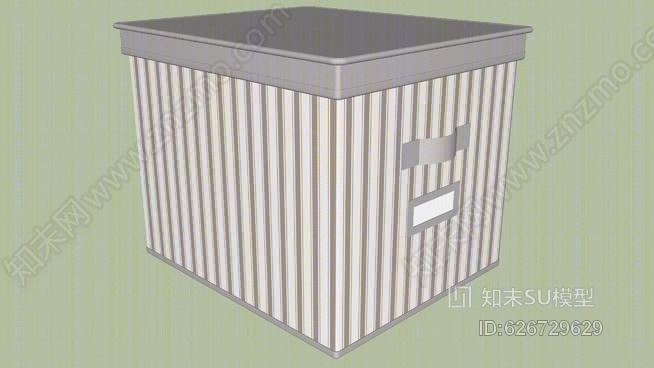 33x39x33厘米svira服装盒SU模型下载【ID:626729629】