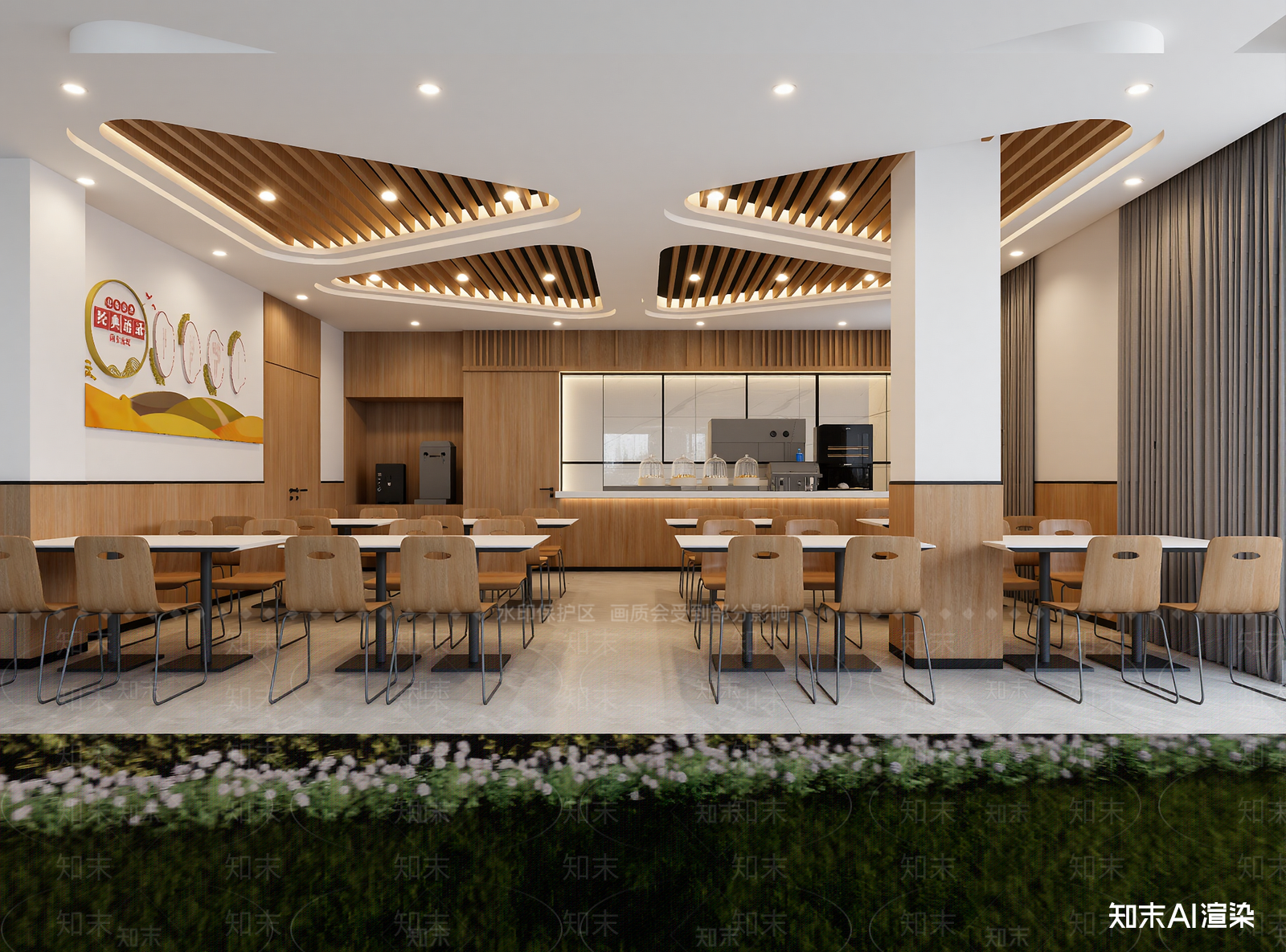 现代快餐店3D模型下载【ID:1214103768】
