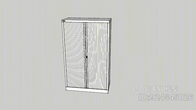 比斯利CST65瓦楞柜橱柜SU模型下载【ID:924845026】