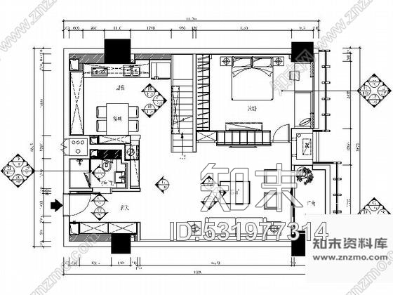 施工图福建精品美式风格两层别墅样板房室内装修施工图(含水电)施工图下载【ID:531977314】