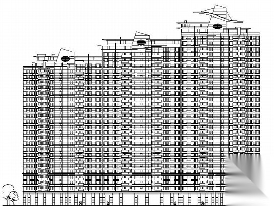 [深圳]某小区规划及单体设计建筑施工图（国际优秀投标）施工图下载【ID:167062173】