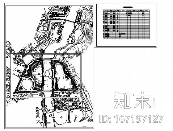 [海南]生态公园植物配置绿化设计平面图施工图下载【ID:167197127】