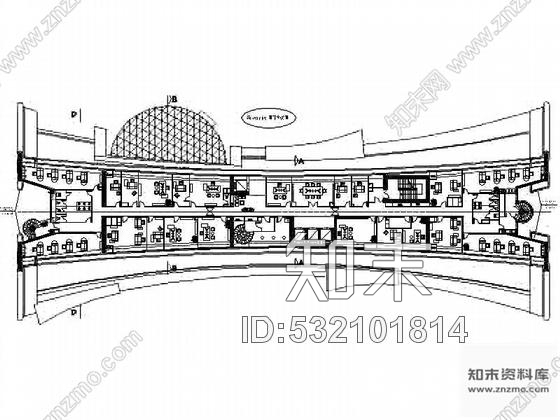 施工图阿尔及利亚电信办公大楼施工图全英文注释施工图下载【ID:532101814】