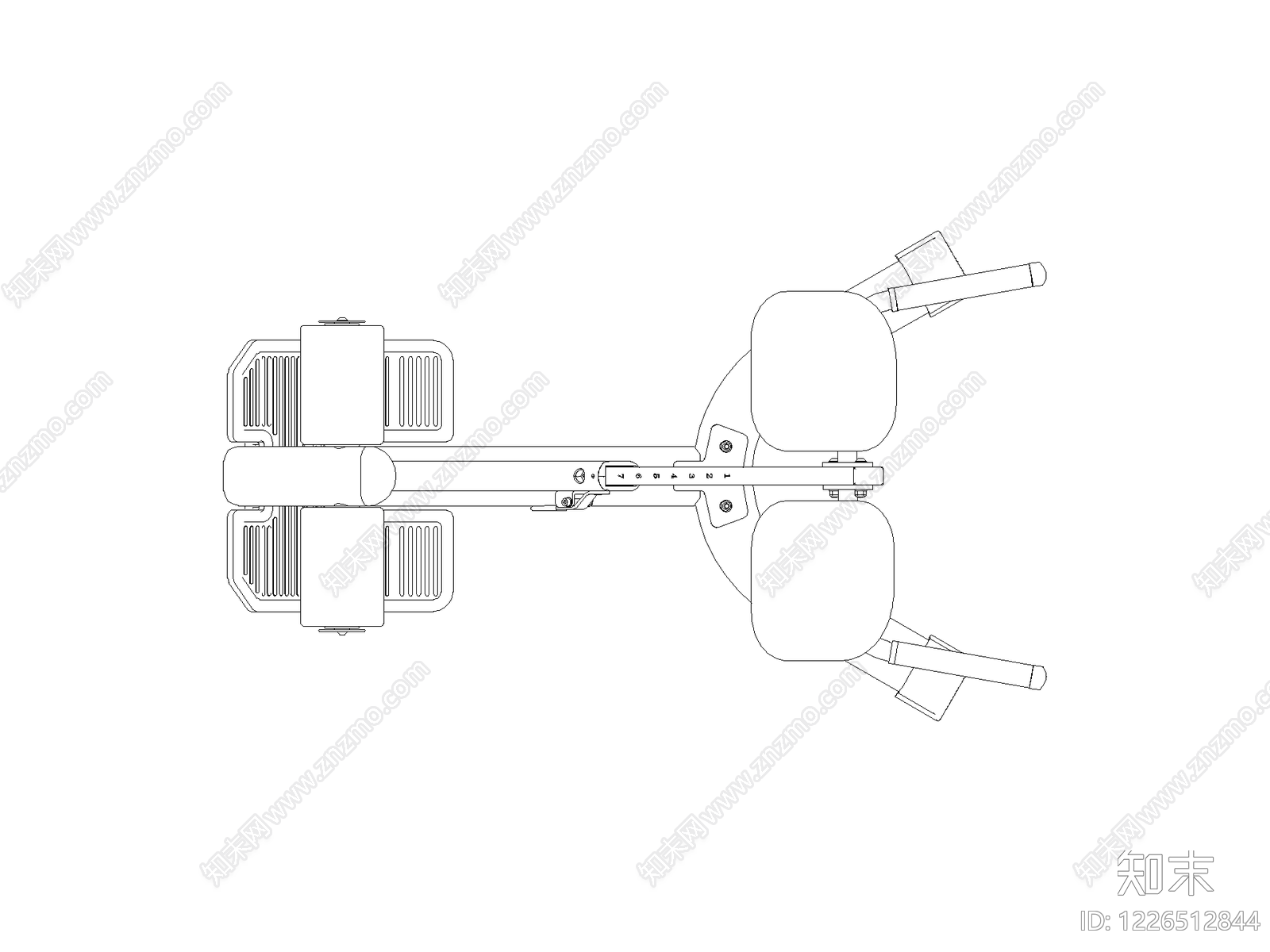 运动器材cad施工图下载【ID:1226512844】