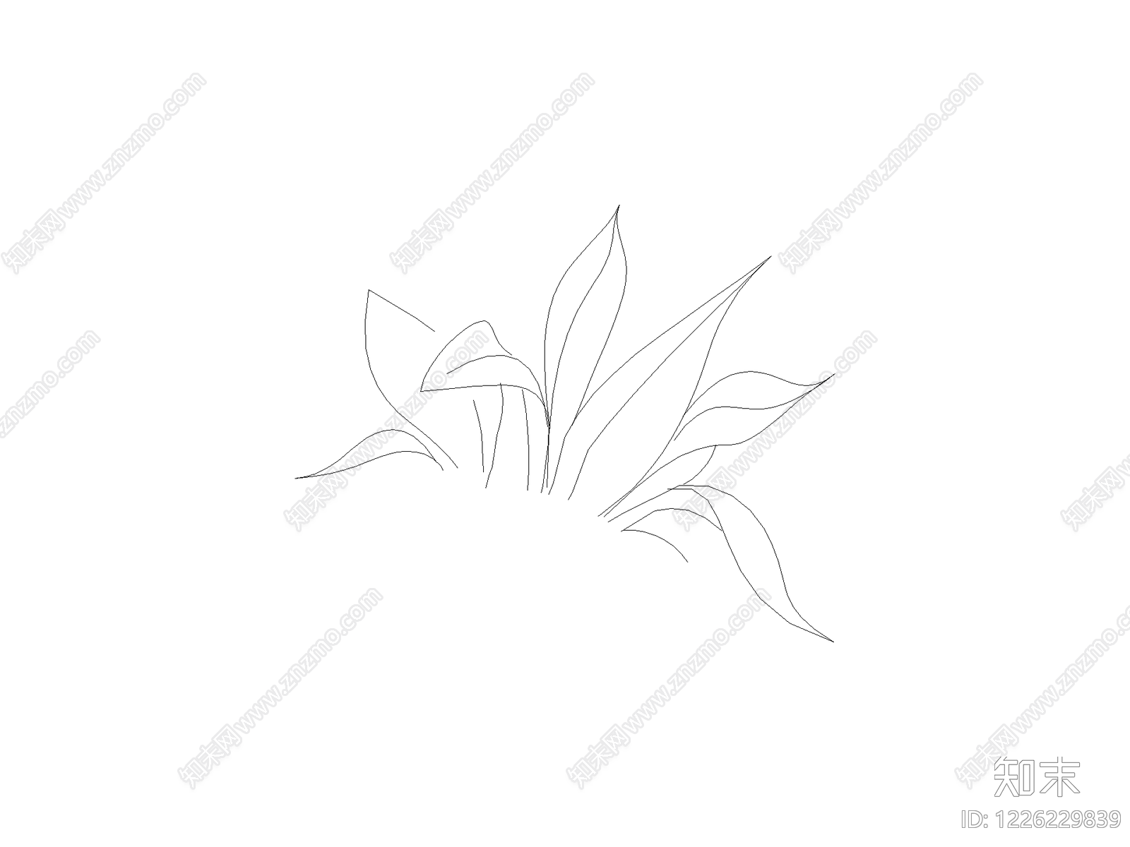 绿植cad施工图下载【ID:1226229839】