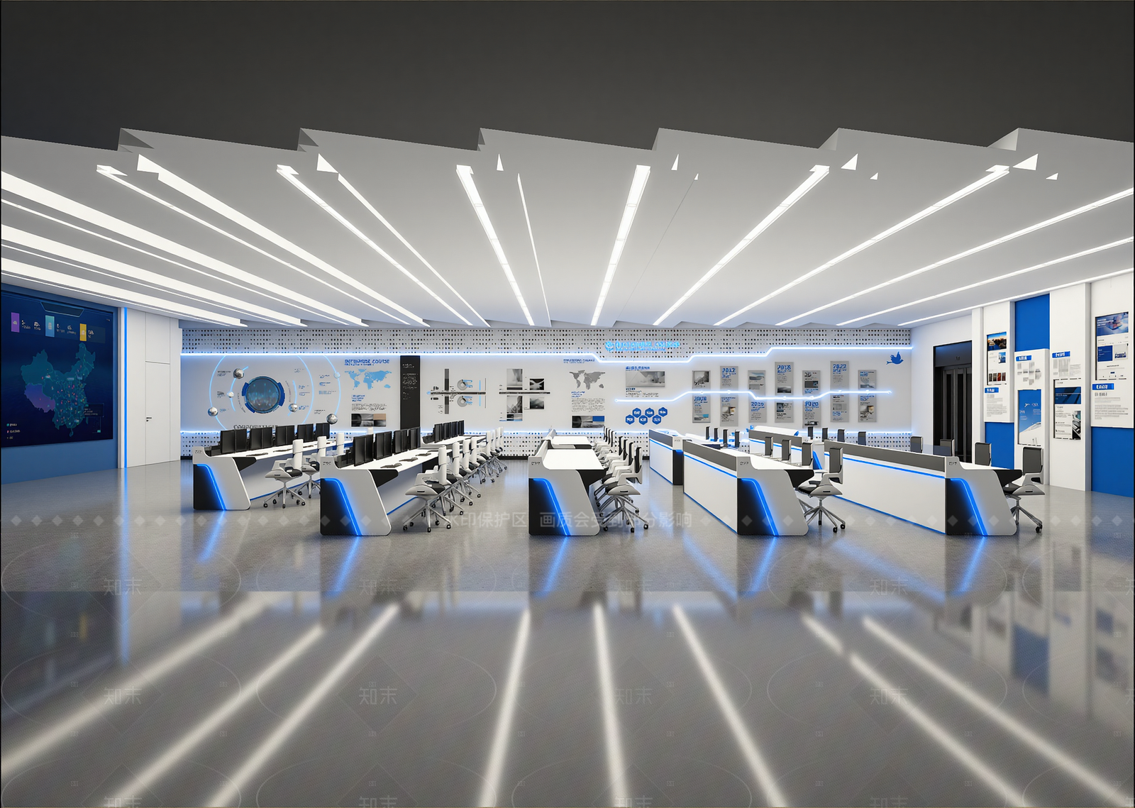 现代指挥中心3D模型下载【ID:1214961528】