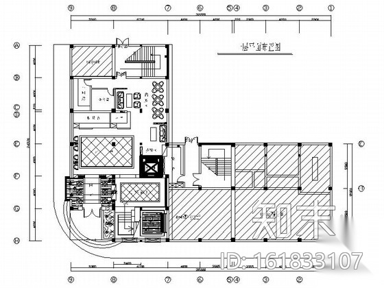 [湛江]中式风情足浴中心装修图（含效果）cad施工图下载【ID:161833107】