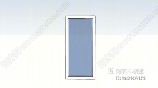 窗户610x1320毫米SU模型下载【ID:936105153】