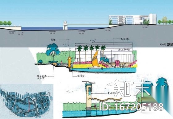 湛江海洋大学景观设计方案cad施工图下载【ID:167205188】