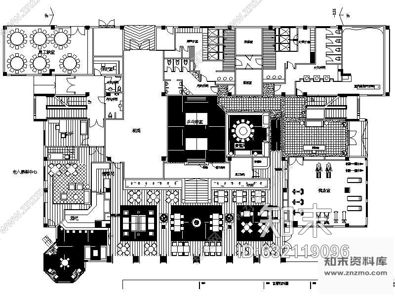 施工图海口某花园住宅小区会所设计图含实景施工图下载【ID:632119096】