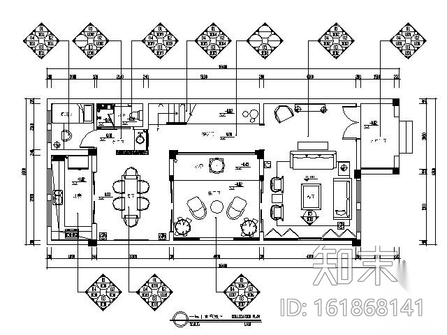 [安徽]创艺新中式风别墅施工图cad施工图下载【ID:161868141】