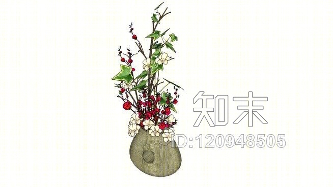 通过suryamurali装饰花瓶SU模型下载【ID:120948505】
