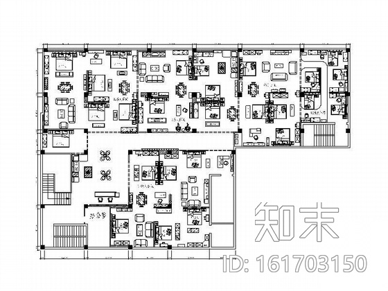 [湖南]某商场品牌家具卖场施工图施工图下载【ID:161703150】