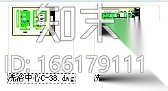 某洗浴中心按摩房设计装修图施工图下载【ID:166179111】
