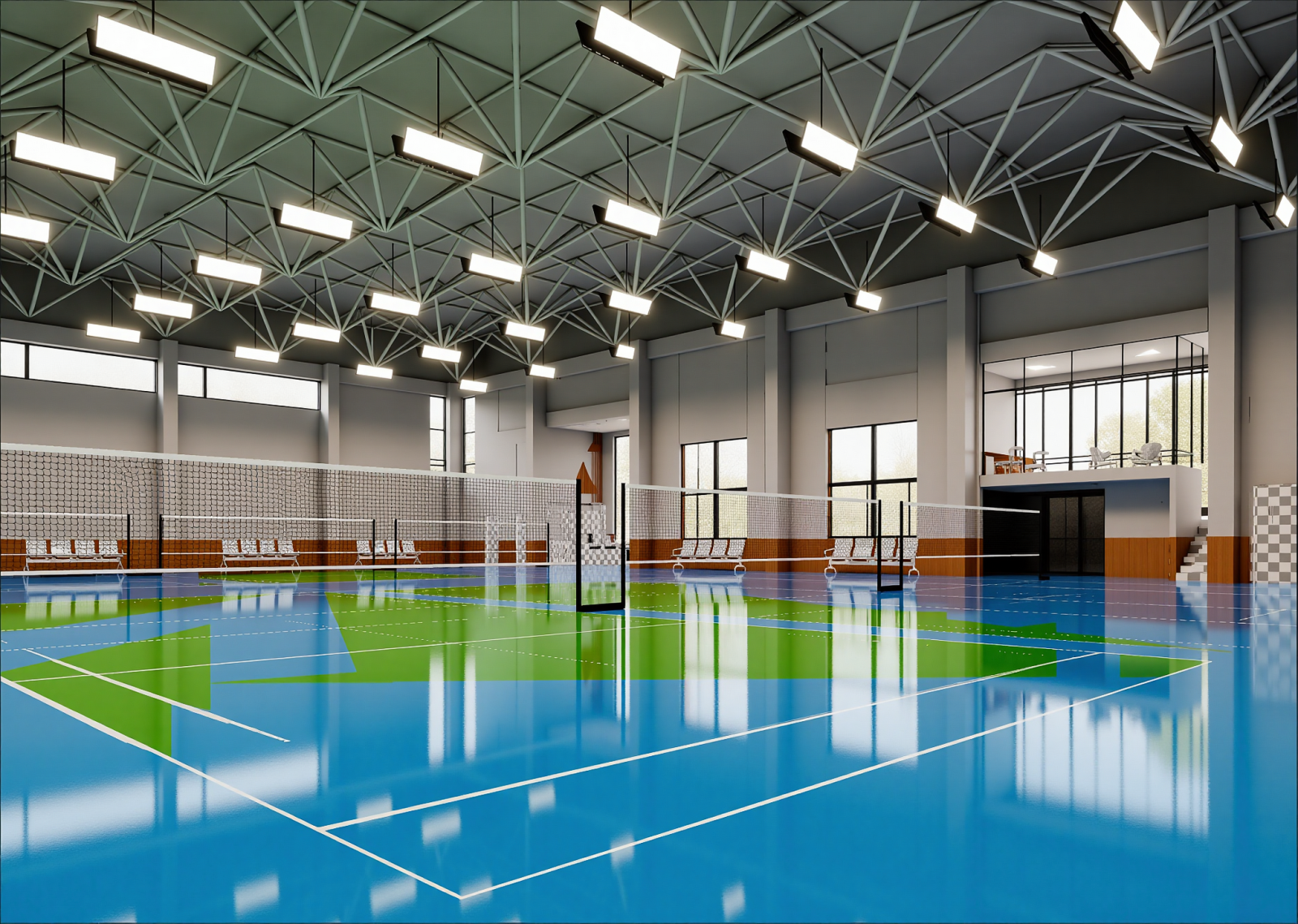 现代体育馆3D模型下载【ID:1214792095】