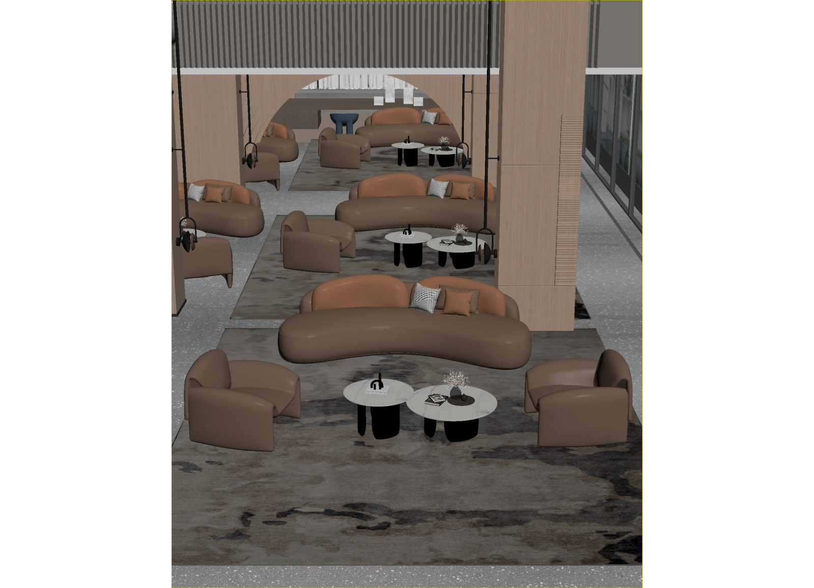 现代家具展厅3D模型下载【ID:1215074767】
