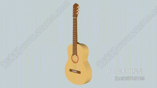 原声吉他SU模型下载【ID:926705139】