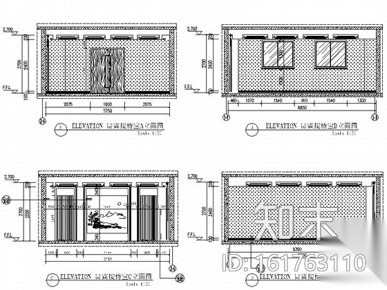 [北京]高新技术科技园金融中介机构现代办公楼装修施工...cad施工图下载【ID:161763110】