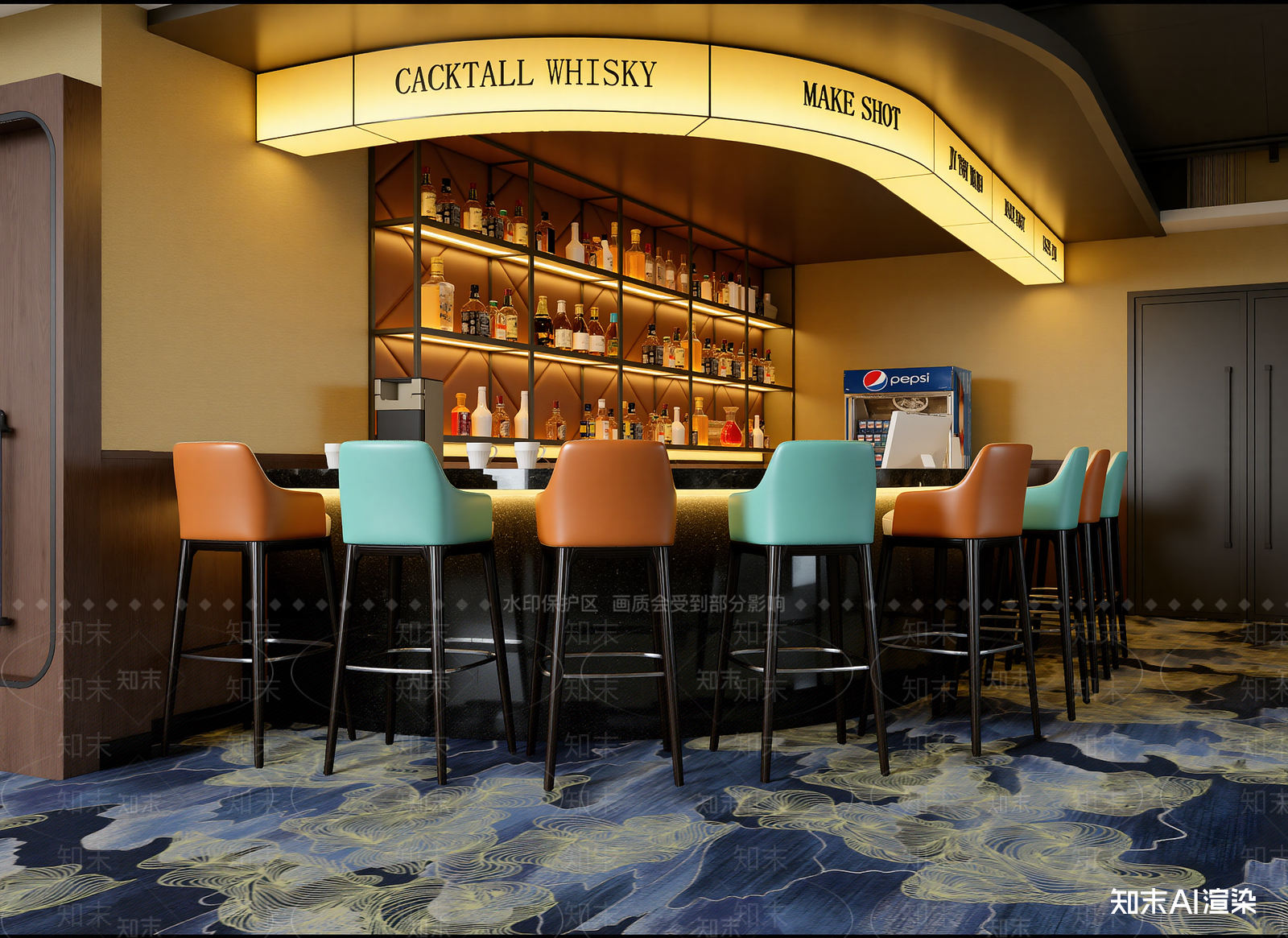 现代酒吧3D模型下载【ID:1214248553】
