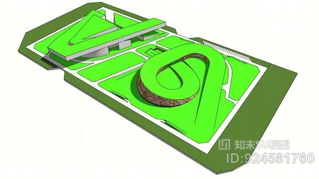 云南省博物馆SU模型下载【ID:924581760】