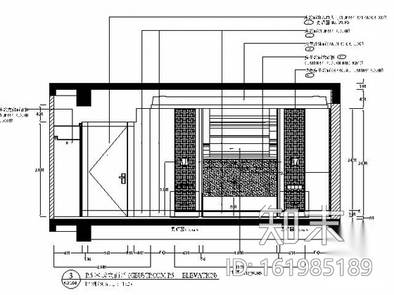 上海五星酒店客房装修图cad施工图下载【ID:161985189】