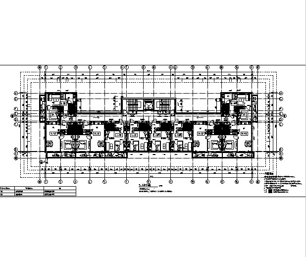 [吉林]16年最新10栋公寓楼框剪结构建筑施工图（含全专业...cad施工图下载【ID:149775188】