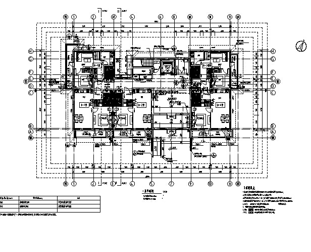 [吉林]16年最新10栋公寓楼框剪结构建筑施工图（含全专业...cad施工图下载【ID:149775188】